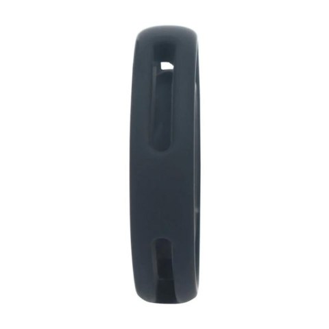 Classic Grooved Silicone Cock and Ball Ring - Black Boss of toys