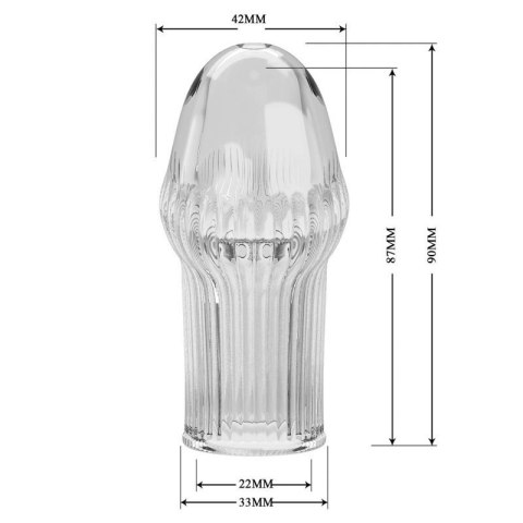 Pretty Love Huel Penis Sleeve (Clear) Boss of toys