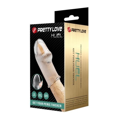 Pretty Love Huel Penis Sleeve (Clear) Boss of toys