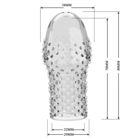 Pretty Love Penis Sleeve - Becks (Clear) Boss of toys