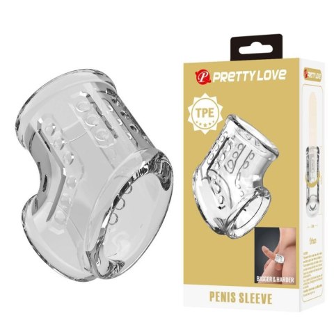 Pretty Love Penis Sleeve - Clear Boss of toys