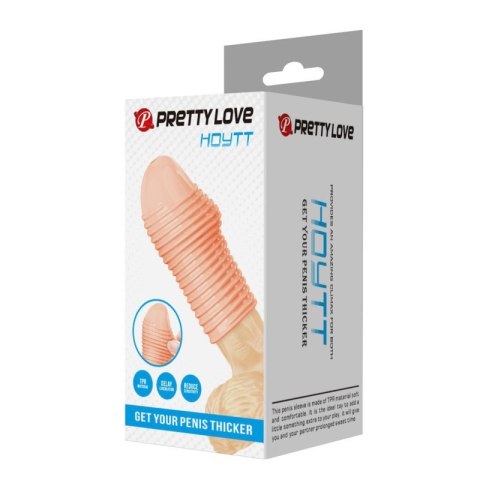 Pretty Love Penis Sleeve - Hoytt (Flesh) Boss of toys