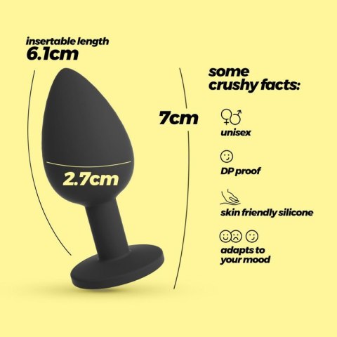 CRUSHIOUS CAMILEO SMALL ANAL PLUG WITH 4 INTERCHANGEABLE JEWELS Boss of toys