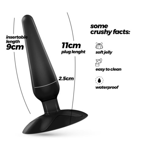 CRUSHIOUS JOLLY PLUG ANAL PLUG BLACK Boss of toys