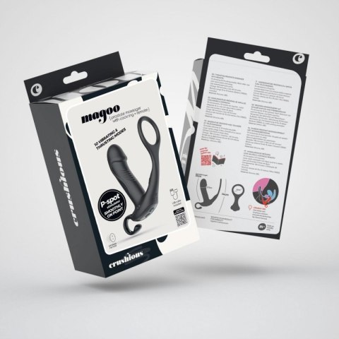 CRUSHIOUS MAGOO PROSTATE MASSAGER WITH COCKRING AND REMOTE CONTROL Boss of toys