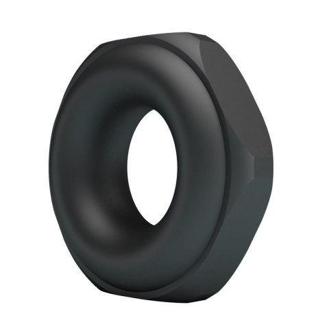 Crazy Bull Jarvius Super Soft Silicone Cock Ring - Black Boss of toys