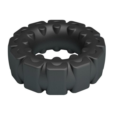 Crazy Bull Laiden Super Soft Silicone Cock Ring - Black Boss of toys
