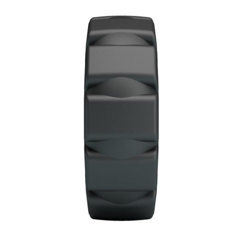 Crazy Bull Laiden Super Soft Silicone Cock Ring - Black Boss of toys