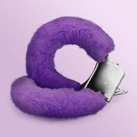 LOVE CUFFS FURRY HANDCUFFS CRUSHIOUS PURPLE Boss of toys