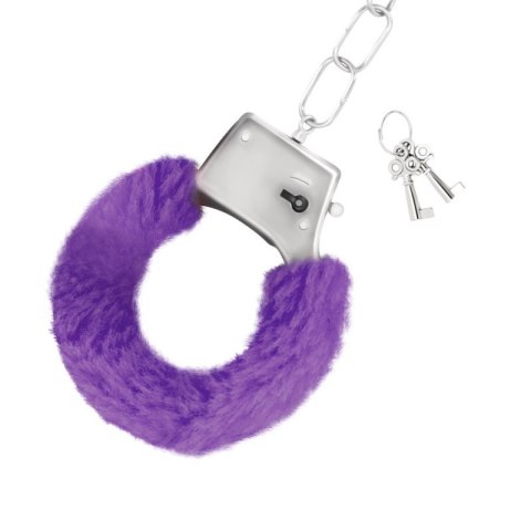 LOVE CUFFS FURRY HANDCUFFS CRUSHIOUS PURPLE Boss of toys