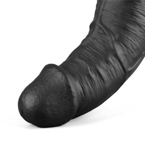 10.5" REAL SOFTEE Rechargeable TPE Vibrating Dildo(Black) Boss of toys