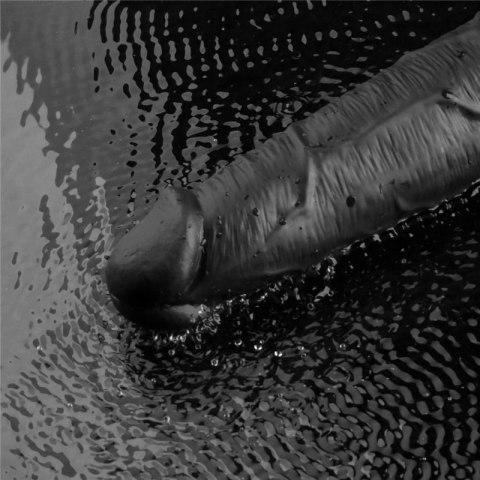 10.5" REAL SOFTEE Rechargeable TPE Vibrating Dildo(Black) Boss of toys