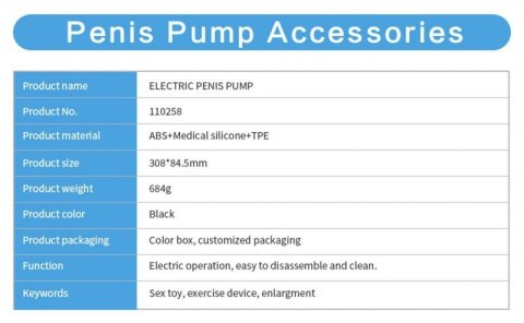 Pompka- LUXURY PUMP, PREMIUM RECHARGEABLE AUTOMATIC WATERPROOF PUMP Boss of toys