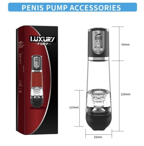 Pompka- LUXURY PUMP, PREMIUM RECHARGEABLE AUTOMATIC WATERPROOF PUMP Boss of toys