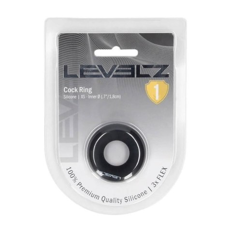 Solid Silicone Cockring - XS - Black Boss of toys