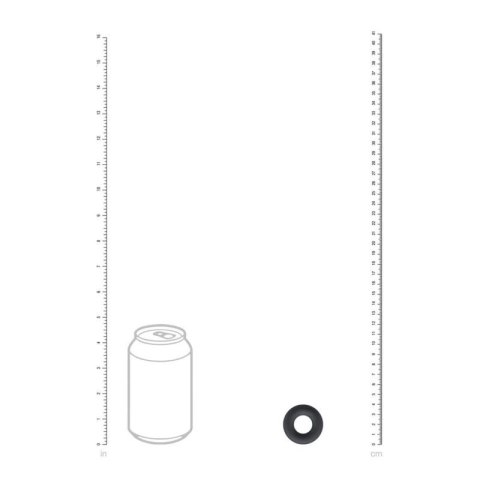 Solid Silicone Cockring - XS - Black Boss of toys