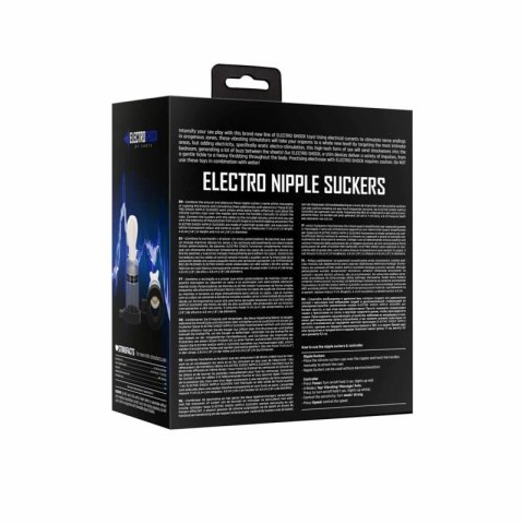 E-Stimulation Bi-Polar Nipple Suckers Boss of toys
