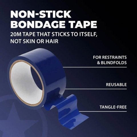 PVC Non-Stick Tape - 20 m - Navy Boss of toys