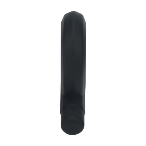 Pencil Liquid Silicone Cockring - Black Boss of toys