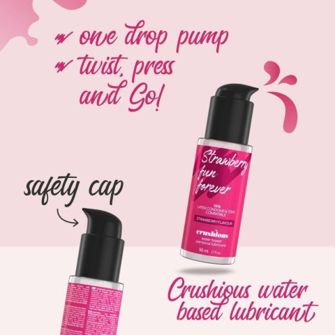 CRUSHIOUS STRAWBERRY FLAVOURED LUBRICANT 50 ML Boss of toys