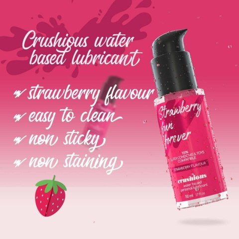CRUSHIOUS STRAWBERRY FLAVOURED LUBRICANT 50 ML Boss of toys