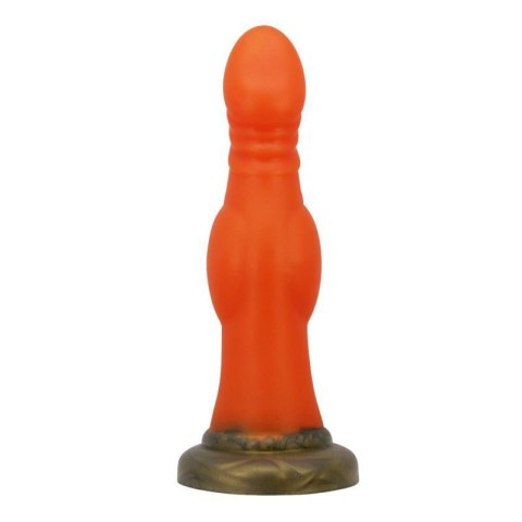 Power Monsters Blazeheart Charger - 18.5 cm Rippled Monster Silicone Dildo Boss of toys