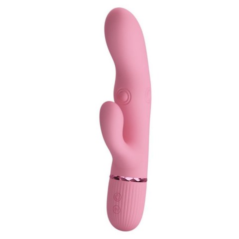 Pretty Love Zach Four-Sided Thumping Rabbit Vibrator - Pink Boss of toys
