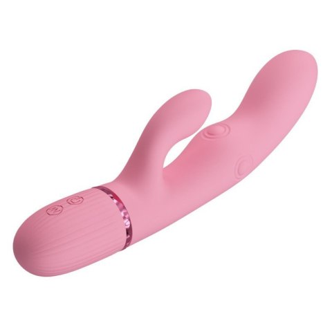 Pretty Love Zach Four-Sided Thumping Rabbit Vibrator - Pink Boss of toys