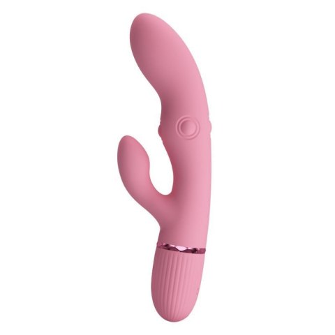 Pretty Love Zach Four-Sided Thumping Rabbit Vibrator - Pink Boss of toys