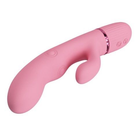 Pretty Love Zach Four-Sided Thumping Rabbit Vibrator - Pink Boss of toys