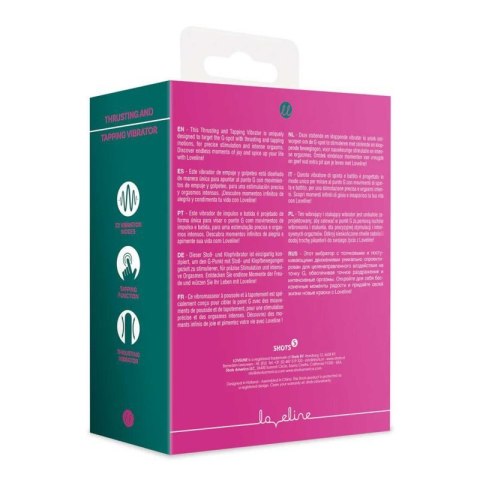 Thrusting and Tapping Vibrator - Powerful Pink Boss of toys