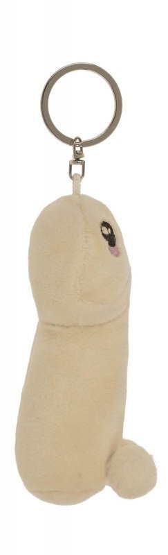 Metalowy brelok z pluszowym penisem Boss of toys