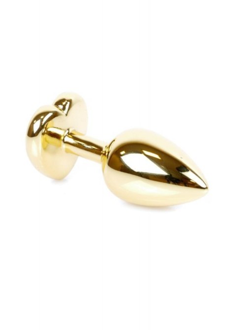 Plug-Jewellery Gold Heart PLUG- Red Boss of toys