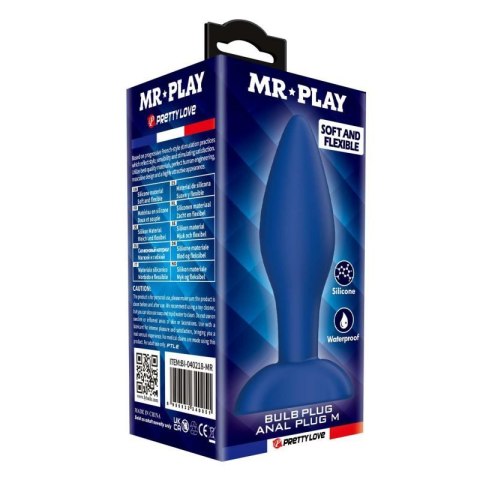 MR. Play Bulb Anal Plug M Boss of toys