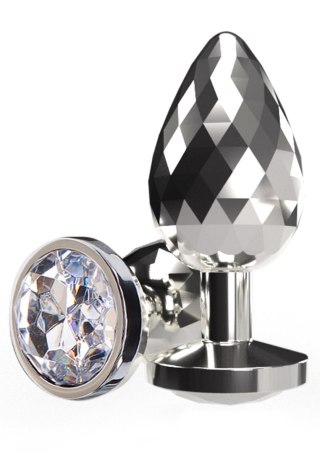 Disco Diamond Plug Large Silver SCALA