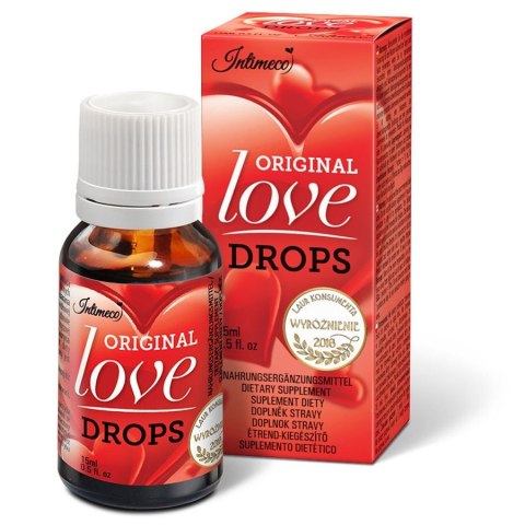 Krople miłości" - INTIMECO ORIGINAL LOVE DROPS 15ml" Intimeco