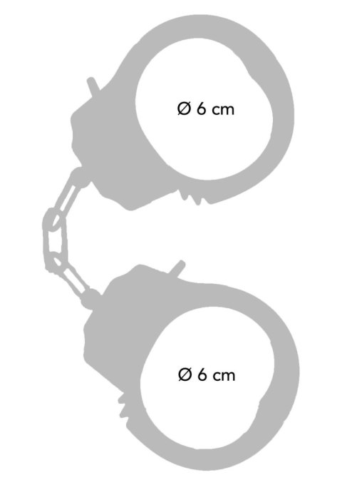 Metal Handcuffs Gold SCALA