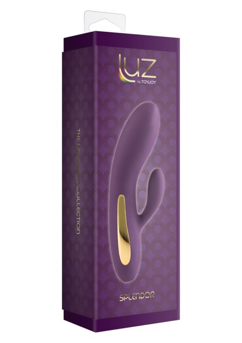 Wibrator króliczek Splendor silikonowy ToyJoy fioletowy USB 17 cm TOYJOY