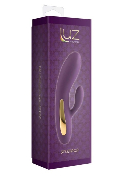 Wibrator króliczek Splendor silikonowy ToyJoy fioletowy USB 17 cm TOYJOY