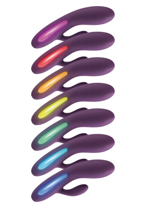Wibrator króliczek Splendor silikonowy ToyJoy fioletowy USB 17 cm TOYJOY