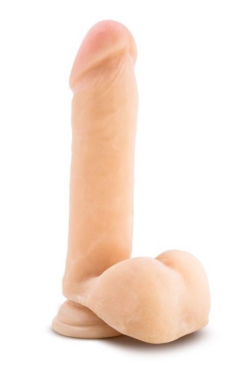 AU NATUREL 8INCH SENSA FEEL DILDO BEIGE TONGA