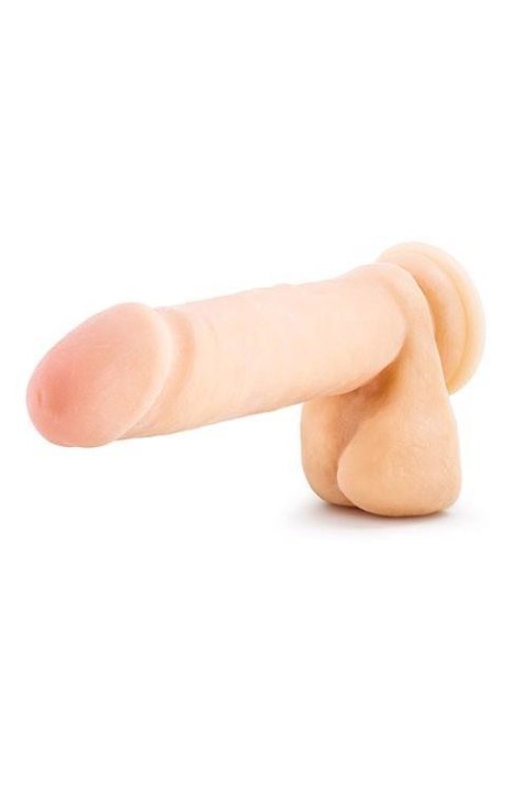 AU NATUREL 8INCH SENSA FEEL DILDO BEIGE TONGA