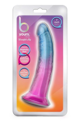 B YOURS BEAUTIFUL SKY 7 INCH DILDO SUNSET TONGA