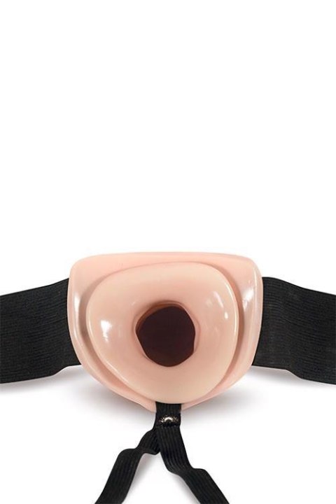 DR. SKIN 7INCH HOLLOW STRAP ON VANILLA Blush