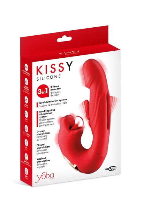 Kissy 3-in-1 Rabbit Vibrator Yoba