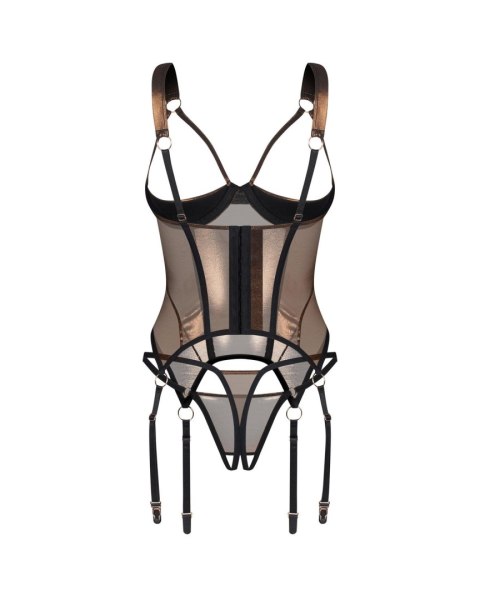 Soranna gorset i stringi otwarte L/XL Obsessive - Amocarat Sp. z o.o.
