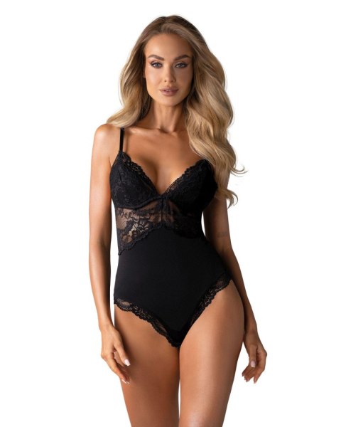 Bielizna- 810-TED-1 body czarne S/M Obsessive