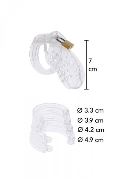 Chastity Cock Cage Acrylic Transparent Boss of toys