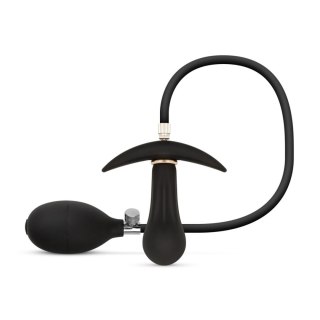 Anal Collection - Inflatable Butt Plug with Pump 8 cm - Black Easytoys