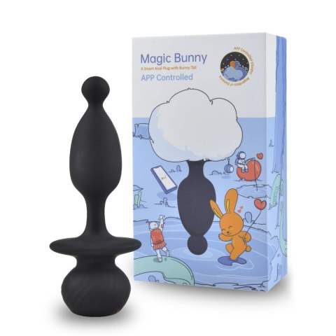 Korek analny Magic Motion z ogonkiem króliczym sterowany aplikacją Magic Motion
